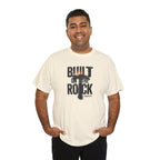 Built on the Rock cross graphic Tee | Christian faith shirt, Psalm 127:1