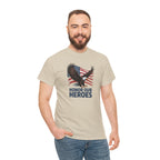 Honor Our Heroes Eagle T-Shirt | American Flag Patriotic Tee
