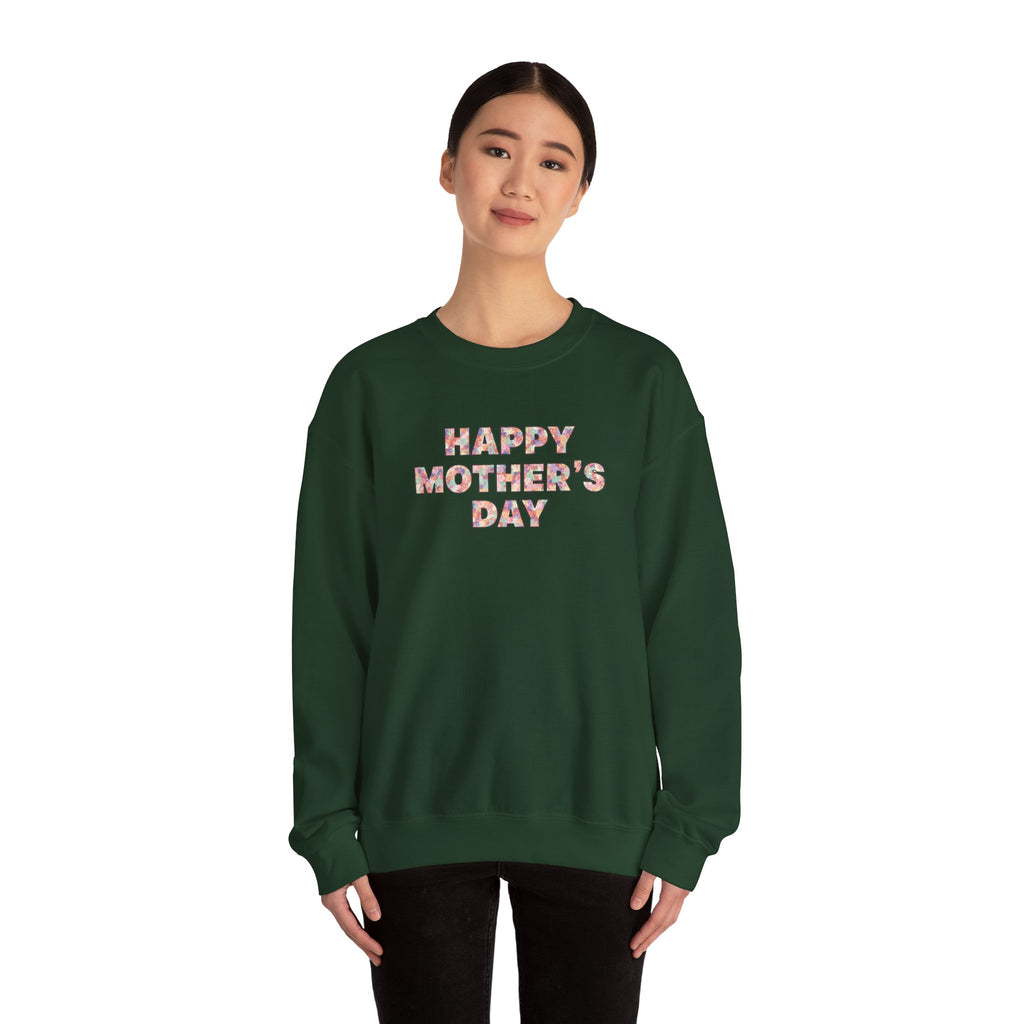 Floral 'Happy Mother's Day' Sweatshirt | Mother's Day Crewneck