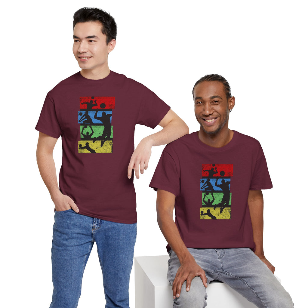 Silhouette Sports Collage T-shirt | Football Soccer