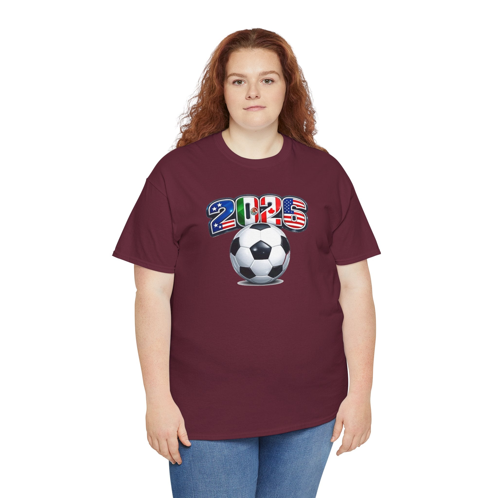 2026 Soccer Ball T-Shirt | World Cup Football Graphic Tee