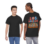 Los Angeles Skyline World Cup 2026 Tee | Soccer Ball City Design