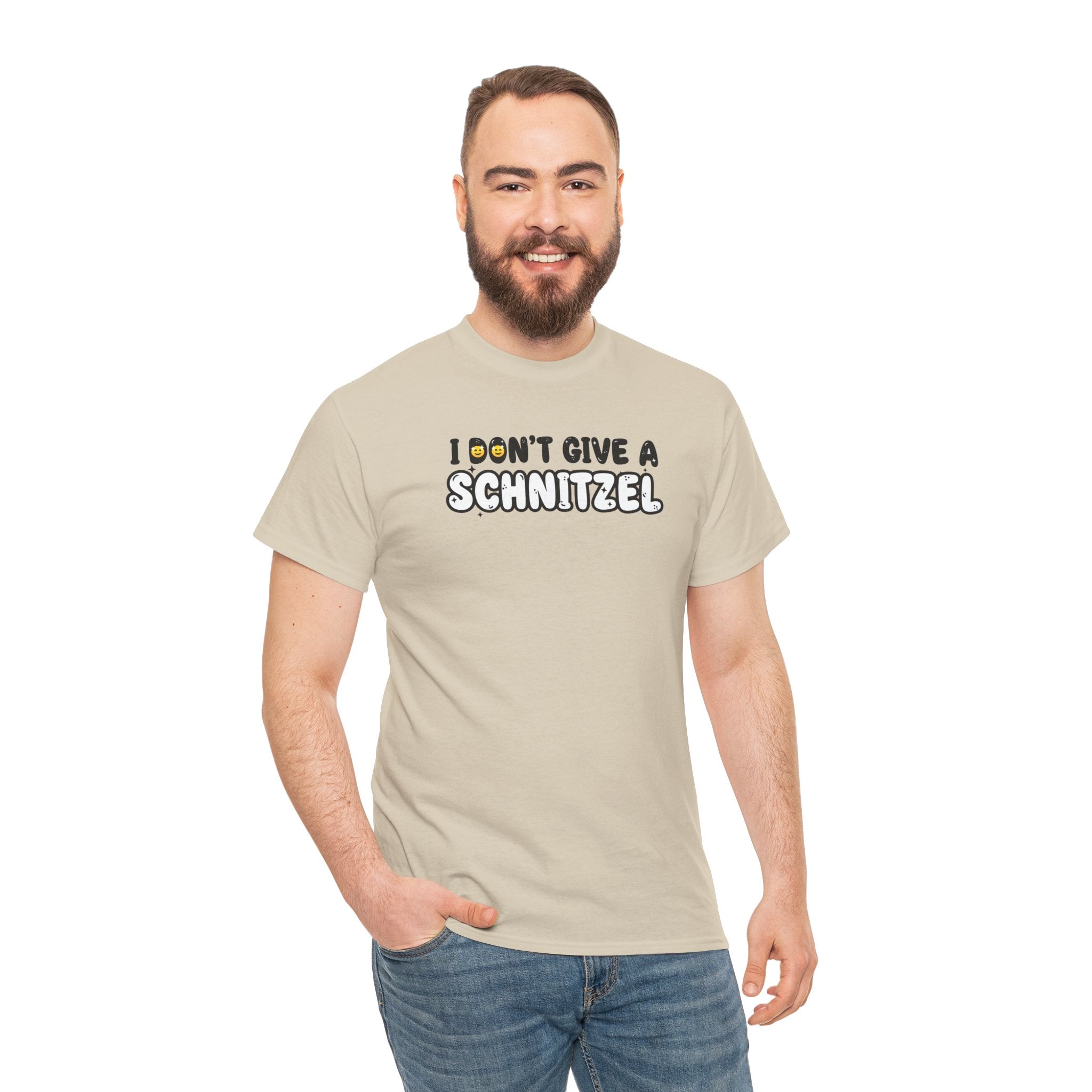 I Don't Give a Schnitzel T-Shirt | Funny Food Phrase Tee
