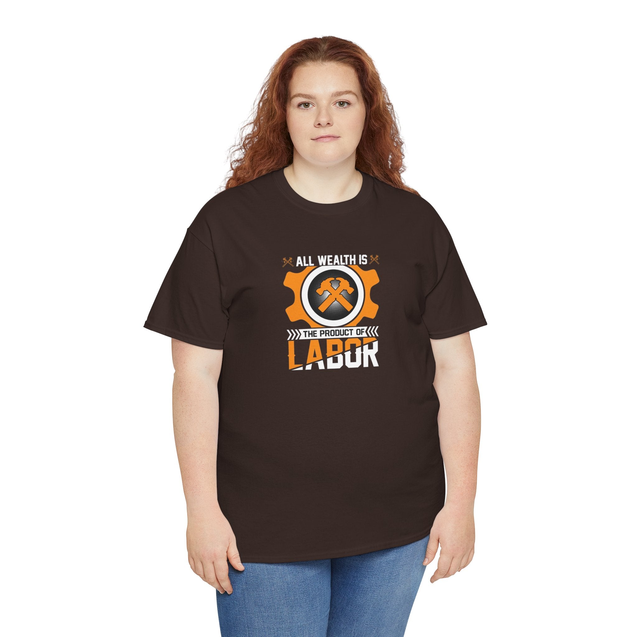 All Wealth Is The Product Of Labor T-Shirt | Mining Tools Graphic Tee