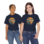 Here Comes The Sun T-Shirt | Retro Sun Waves Graphic Tee