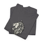 Tribal Lion Head Arrow T-Shirt | Geometric Lion Tee