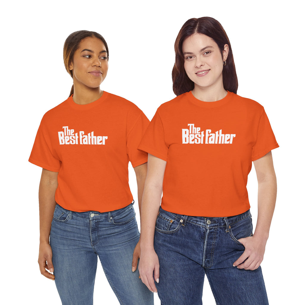 The Best Father Tee | Vintage mobster logo, Dad shirt, Fatherhood slogan