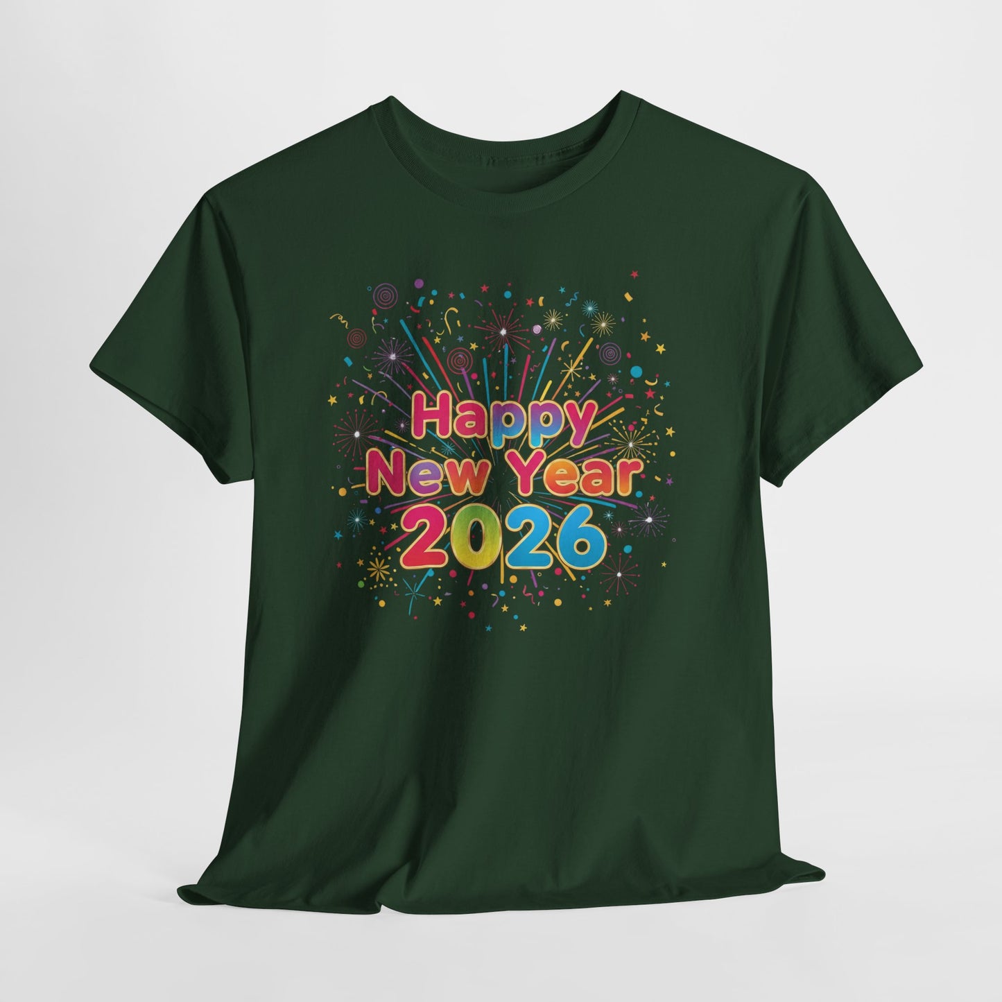 Happy New Year 2026 Unisex Heavy Cotton Tee