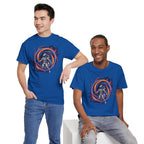Astronaut Swirl Galaxy Tee | Space Explorer Cosmic Helmet Shirt