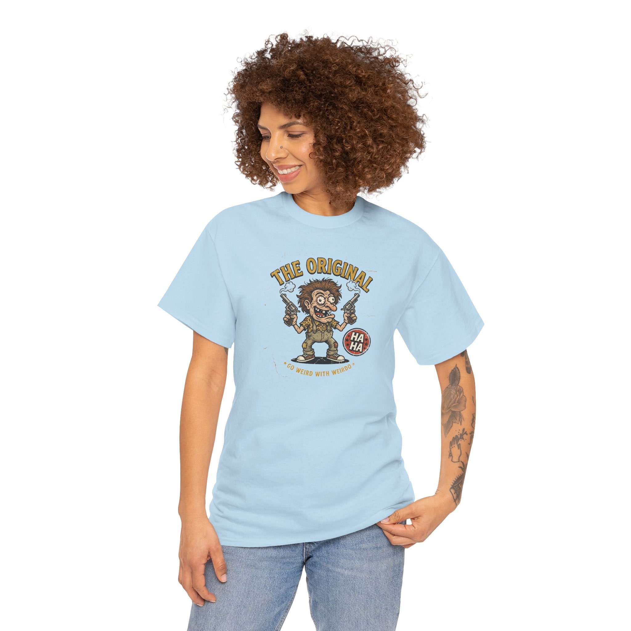 The Original Wild Man Tee | Funny Cartoon Caveman Graphic Shirt