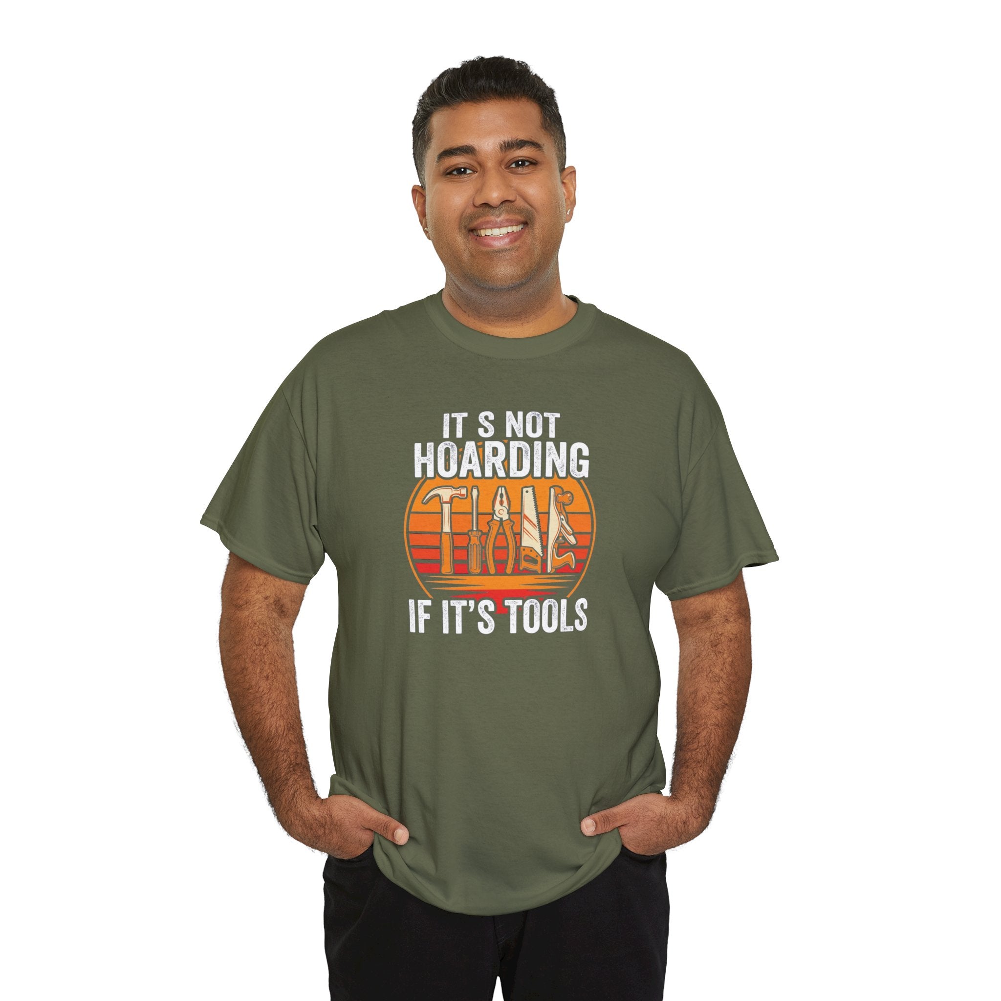 It's Not Hoarding If It's Tools T-Shirt | Vintage Tool Graphic Tee