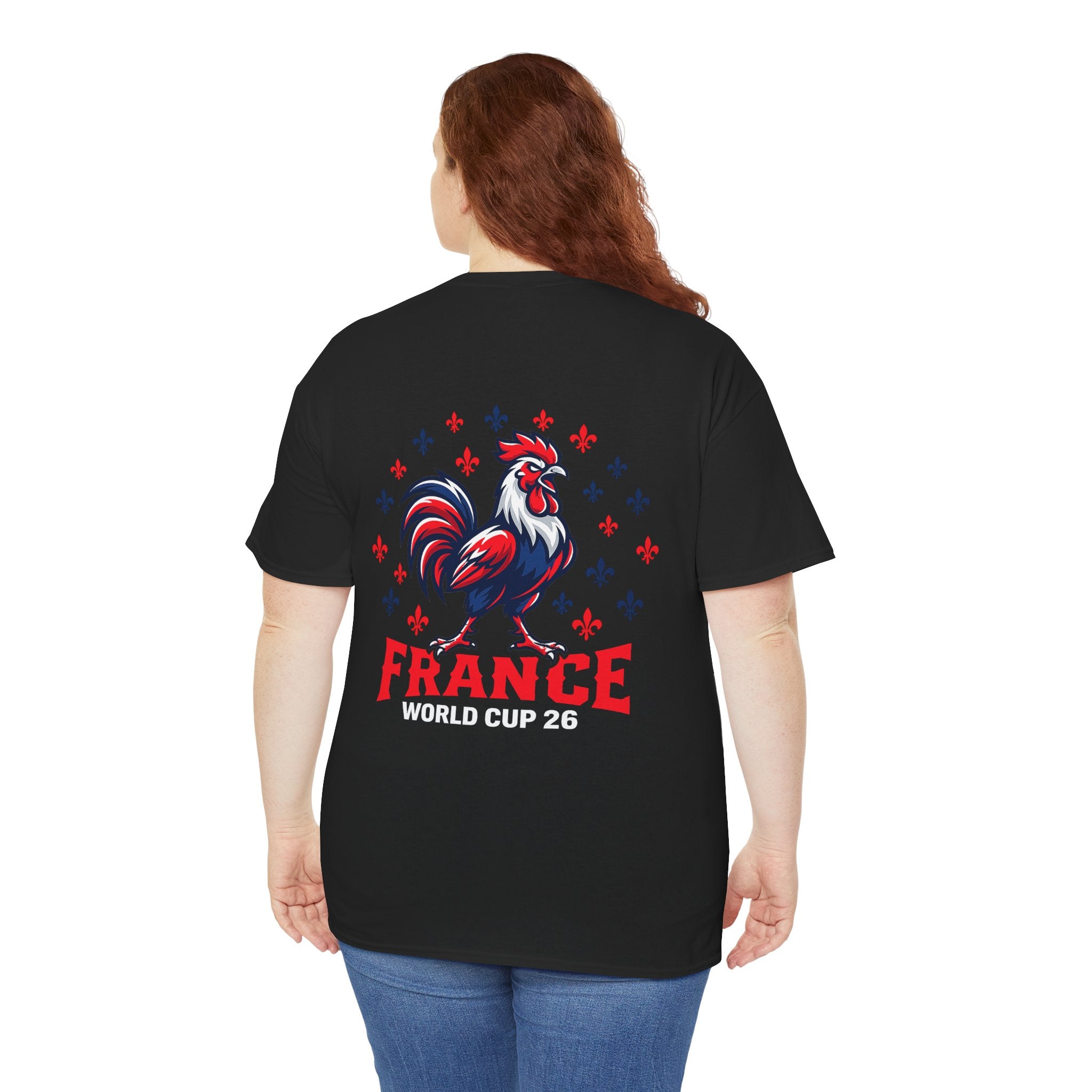 France Rooster World Cup 26 T-Shirt | French Soccer Fan Tee