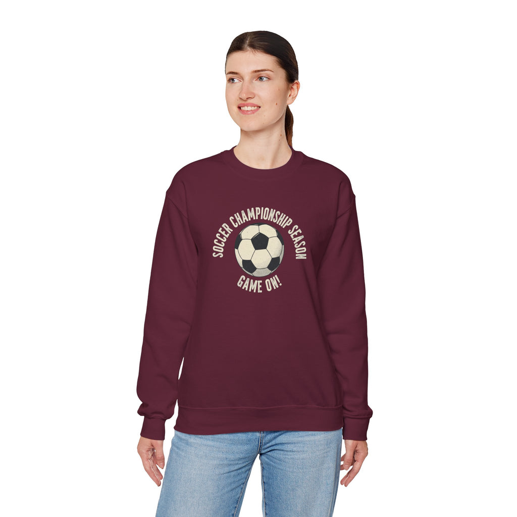 Soccer Championship Season Game On Sweatshirt