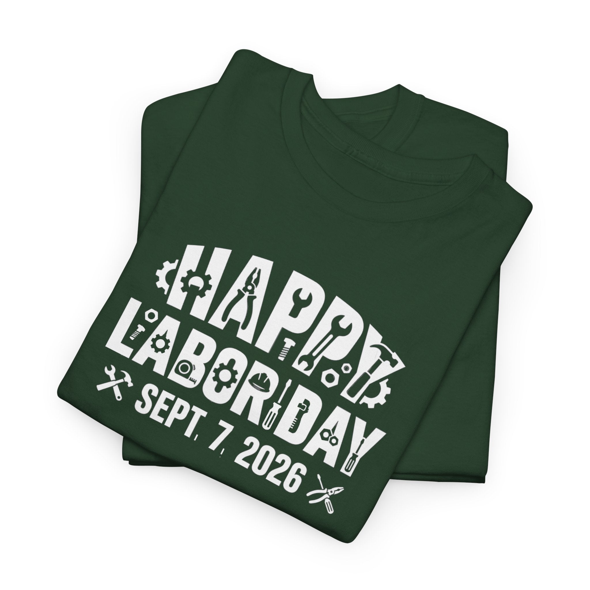 Happy Labor Day Sept 7 2026 T-Shirt | Labor Day Tee