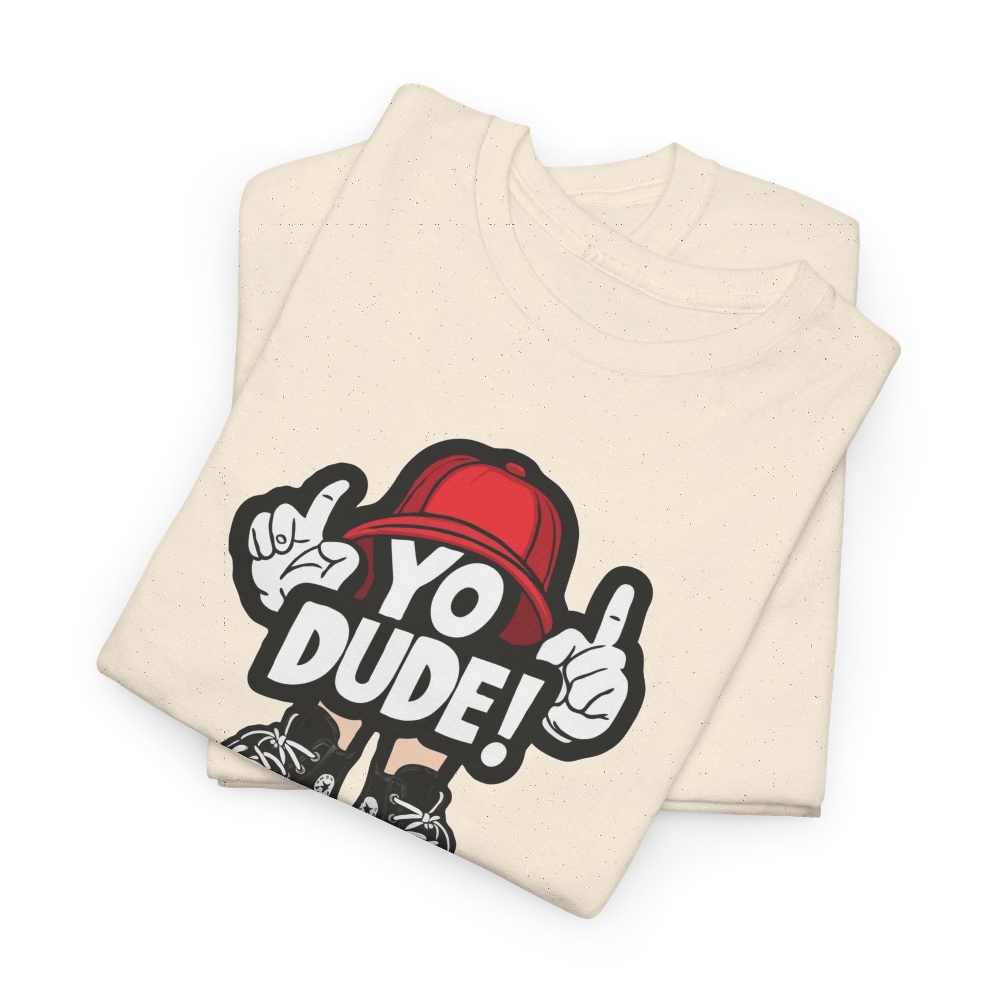 Yo Dude Character T-Shirt | Skate Sneaker Graphic Tee, Streetwear