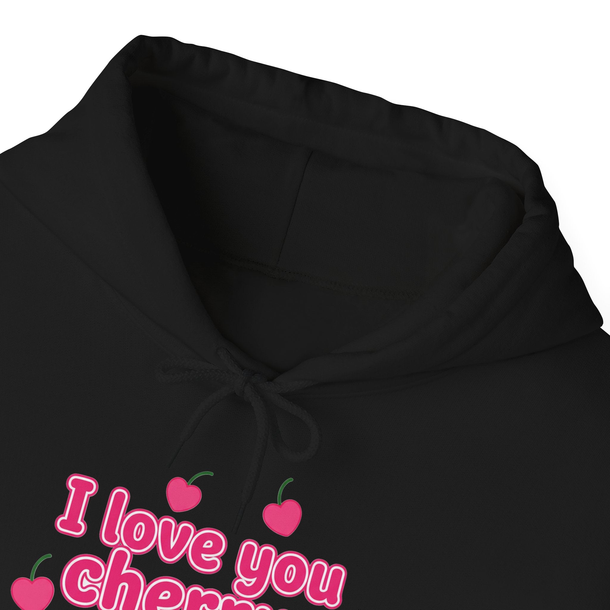 Valentine's Day Cherry Hoodie - I Love You Cherry Much Graphic Sweatshirt