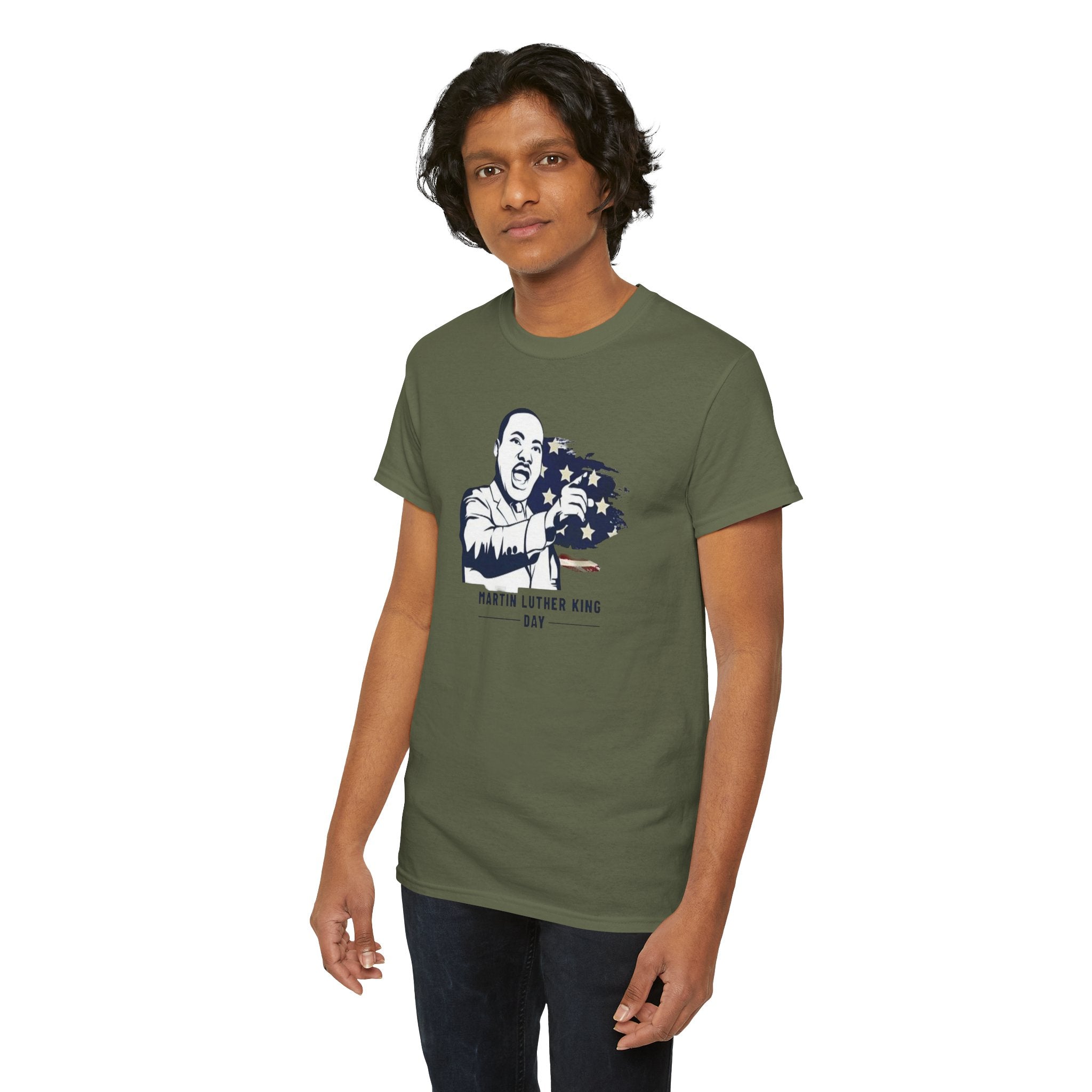 Martin Luther King Illustration T-Shirt | MLK Day Tribute Tee