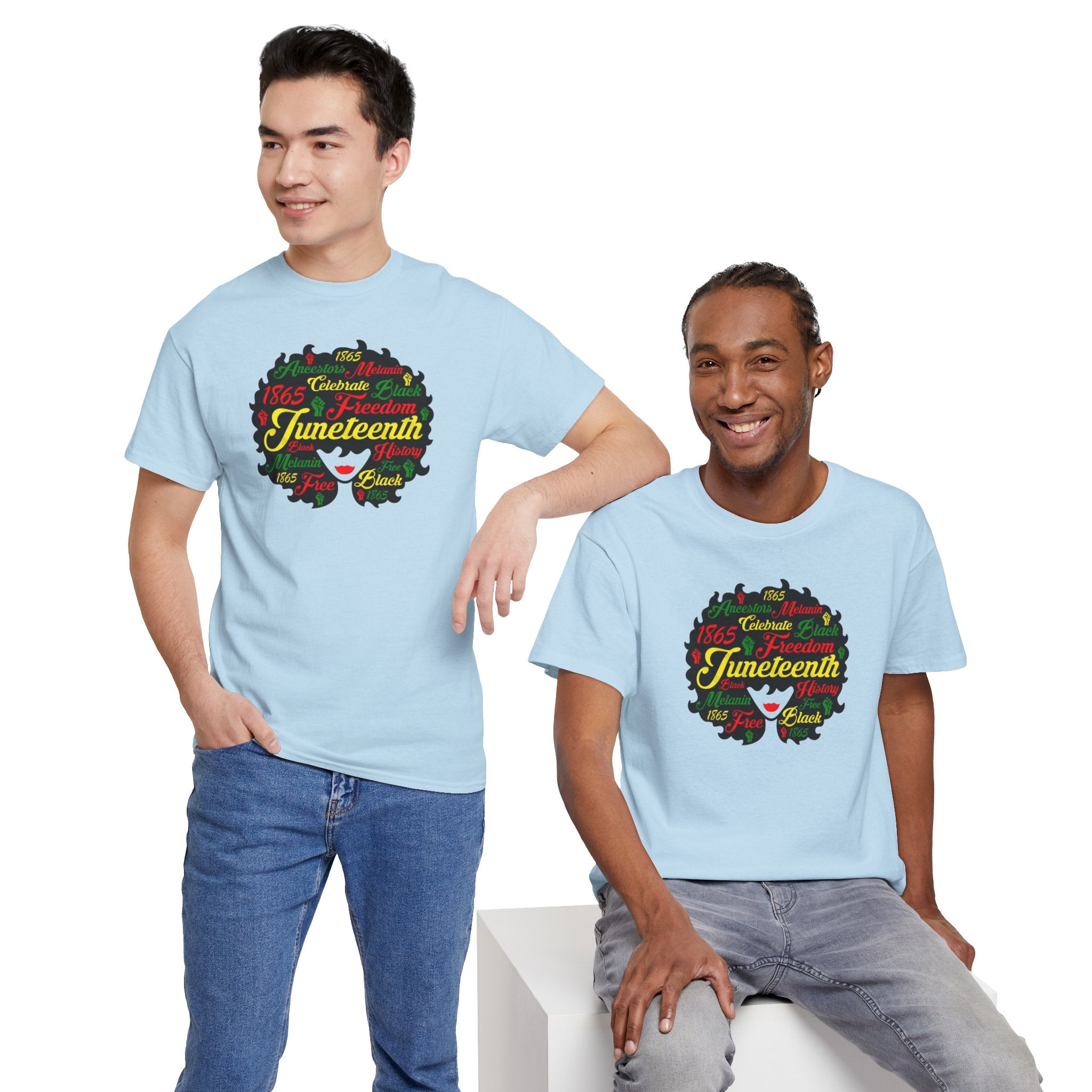Juneteenth Celebration Graphic Tee | Freedom Roots Afrocentric Design