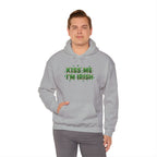 Kiss Me I'm Irish Hoodie | St. Patrick's Day Shamrock Typography