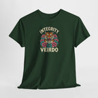 Integrity Weirdo T-Shirt | Tiger and Floral Illustration