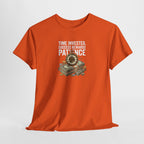 Time Invested Success Rewards Patience Tee | Stacked Cash and Compass Design