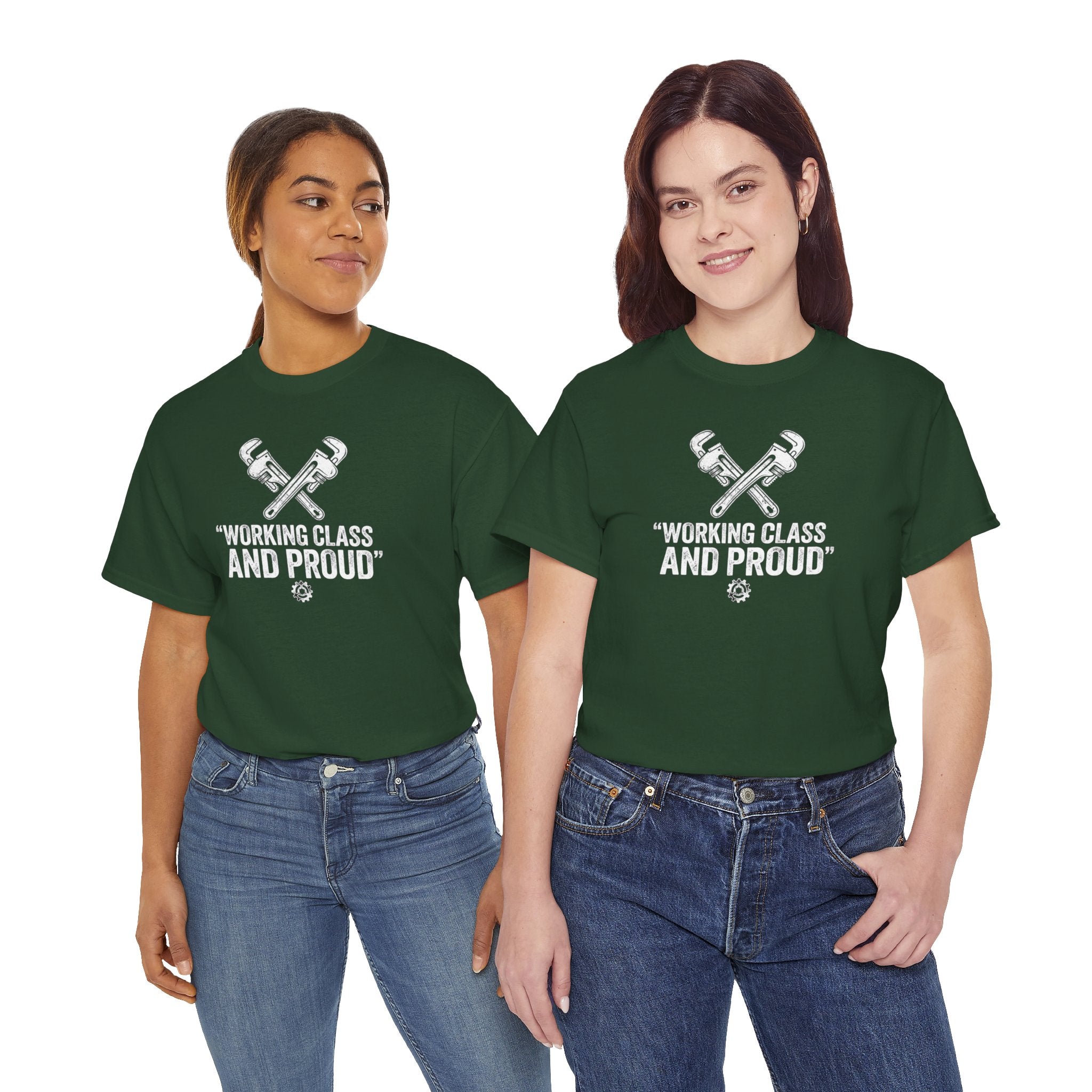 Working Class and Proud Tee | Crossed Pipe Wrenches, Labor Pride Shirt