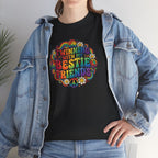 Twinning With My Bestie Friends tee | Rainbow Retro Peace Sign design