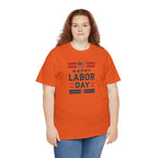 Happy Labor Day Shirt | Patriotic Flag Typography Tee