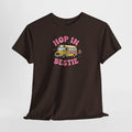Hop In Bestie Van graphic tee | Retro camper, cute pastel design