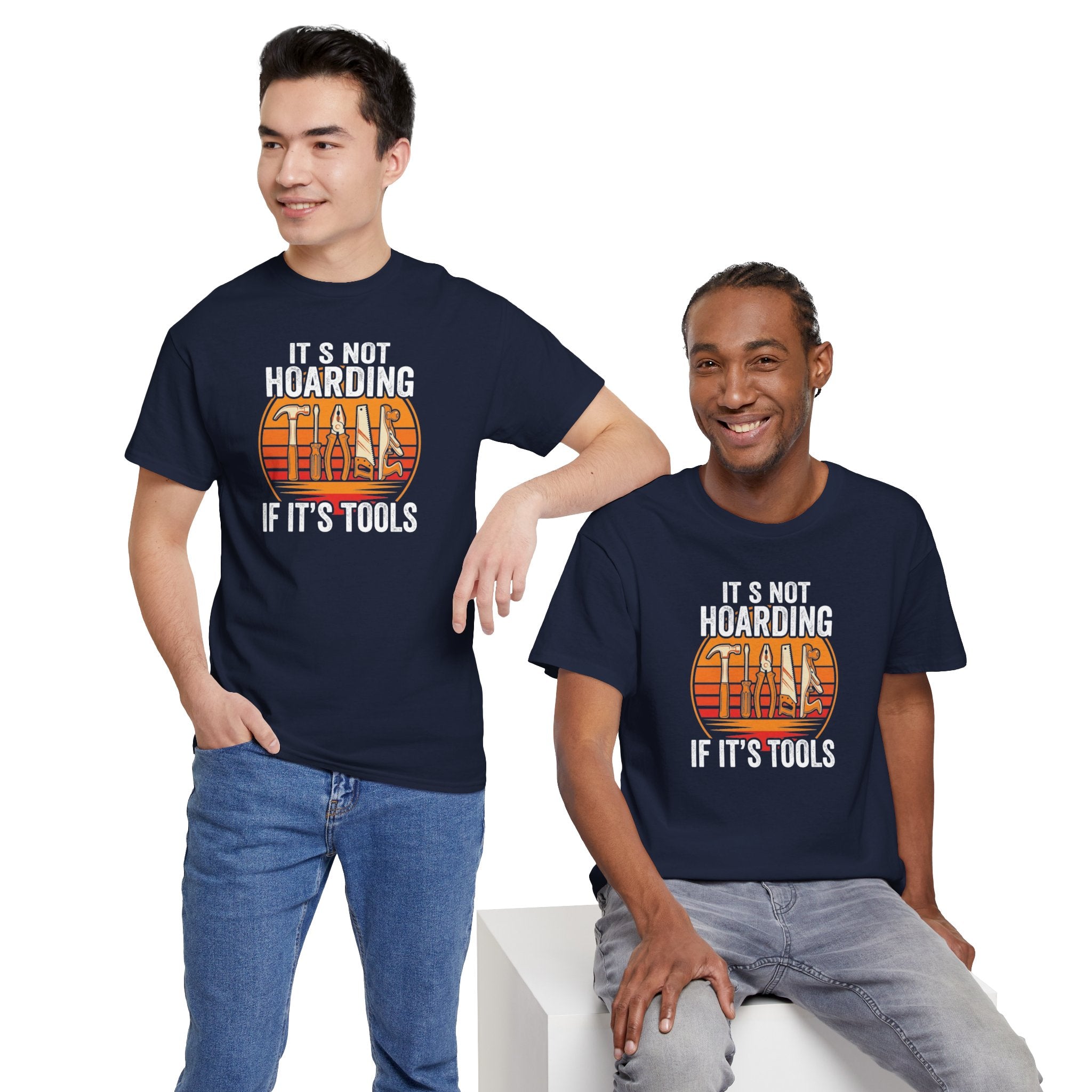 It's Not Hoarding If It's Tools T-Shirt | Vintage Tool Graphic Tee