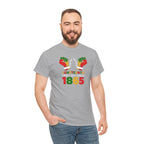 Juneteenth Free-ish Since 1865 T-Shirt | Raised Fists, Broken Chains