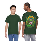 Brazil Carnival Mask Tee | World Cup '26 Soccer Floral Headdress