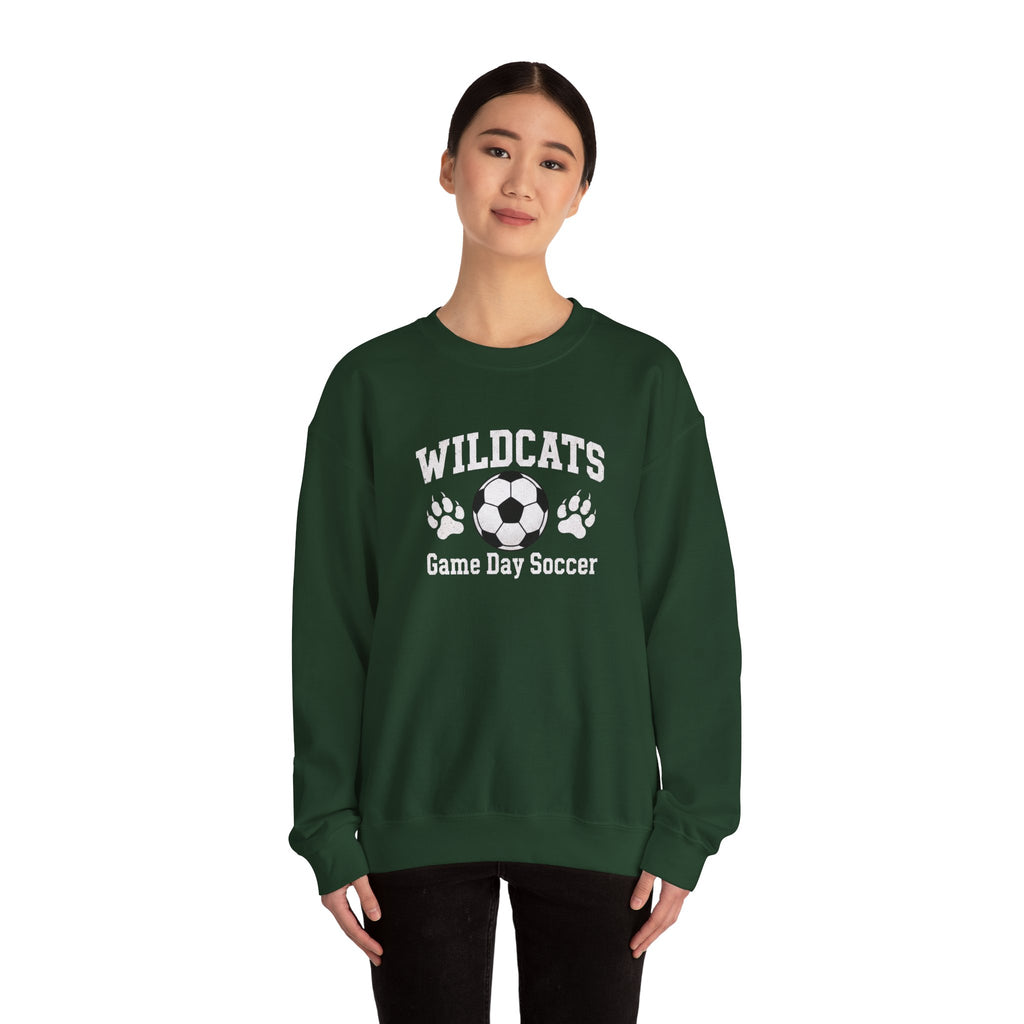 Wildcats Soccer Logo Sweatshirt | Game Day Soccer Crew