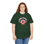 Donut Give Up donut graphic tee | Motivational Fitness Shirt