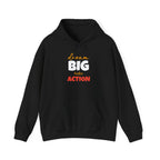 Dream Big Take Action Hoodie | Motivational Typography Sweatshirt