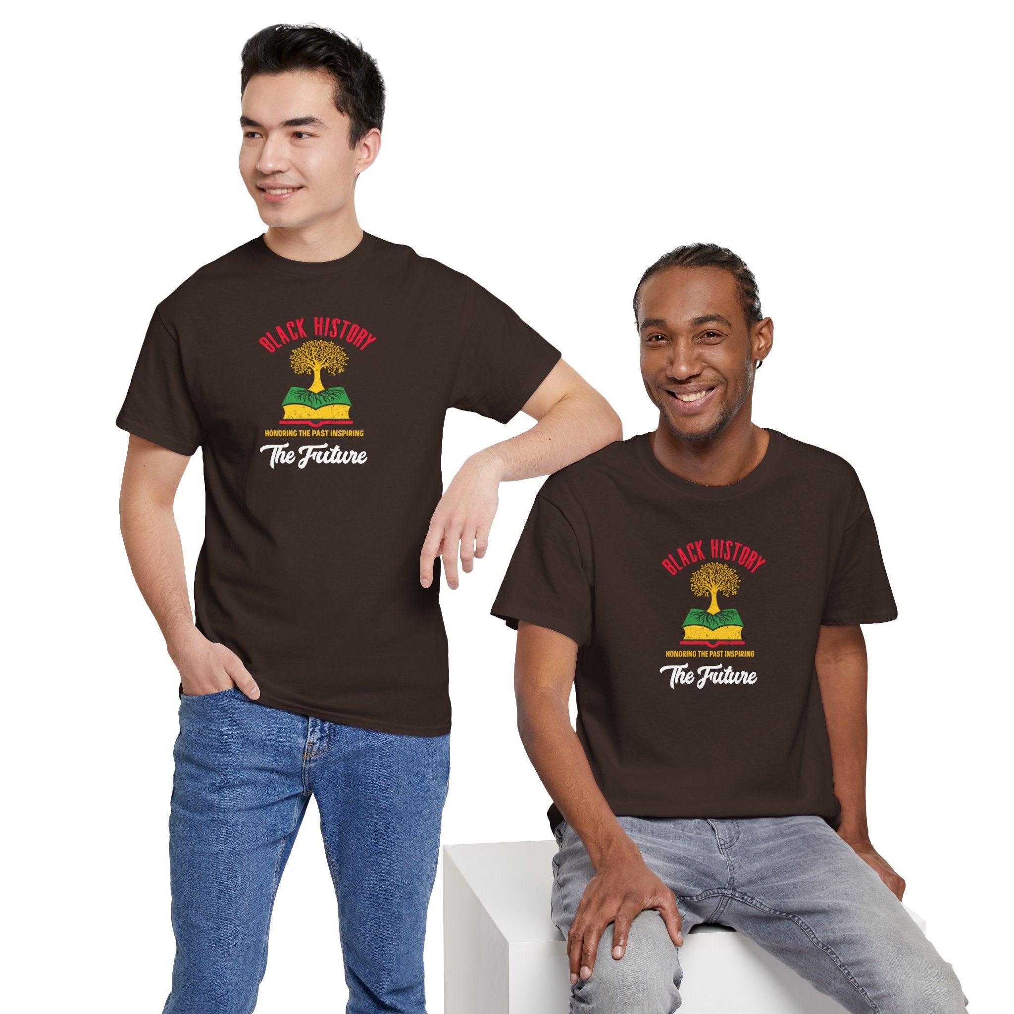 Black History The Future Tee | Afro Tree, Book Stack