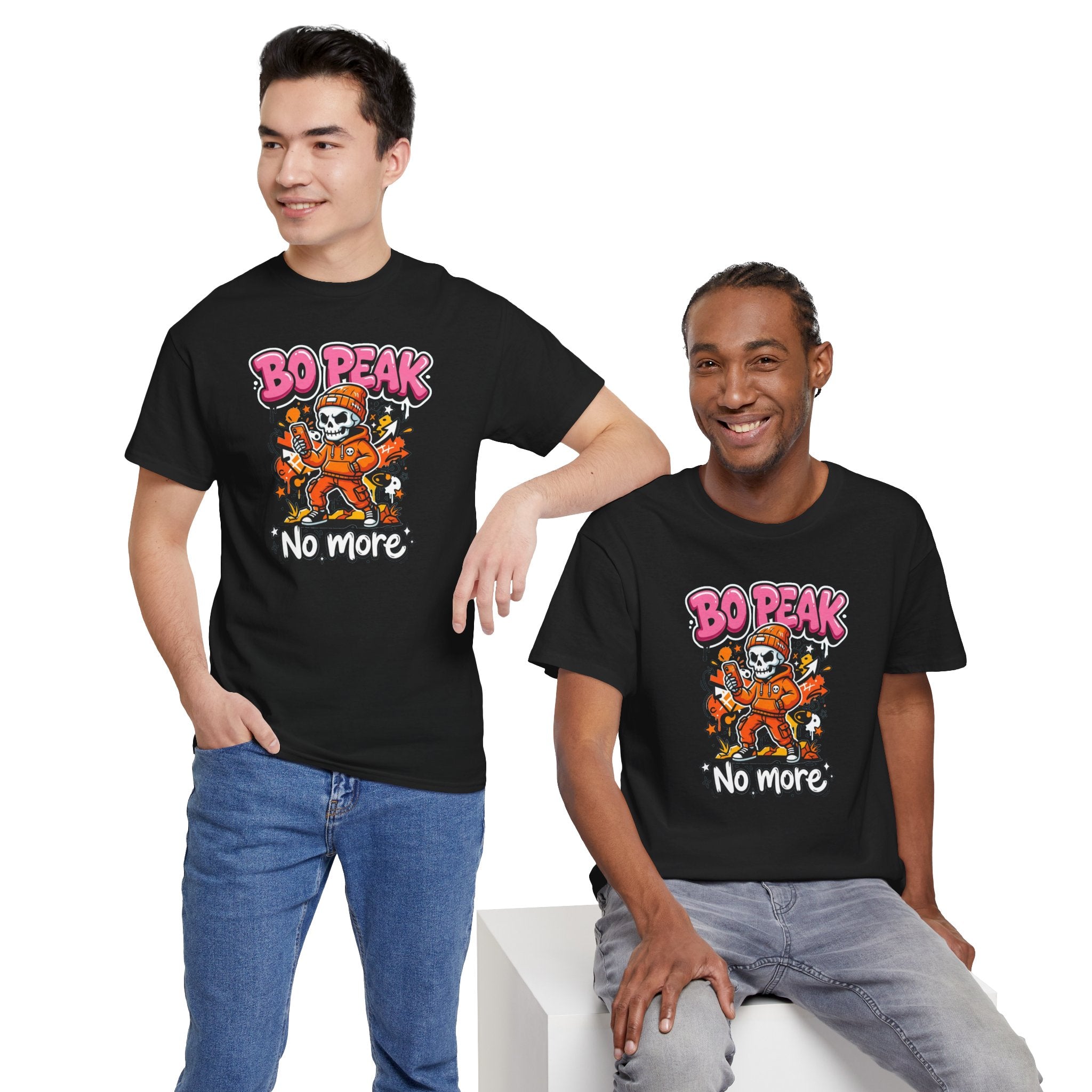 Bo Peak No More skeleton astronaut graphic tee | skull space illustration