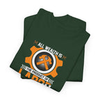 All Wealth Is The Product Of Labor T-Shirt | Mining Tools Graphic Tee