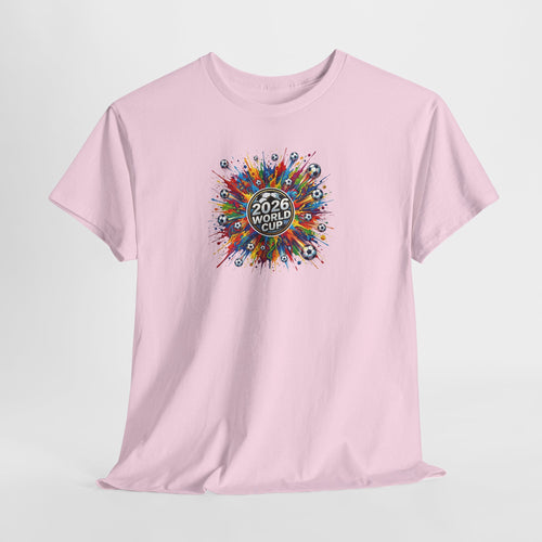 2026 World Cup Soccer Burst Tee | Football Tournament Shirt