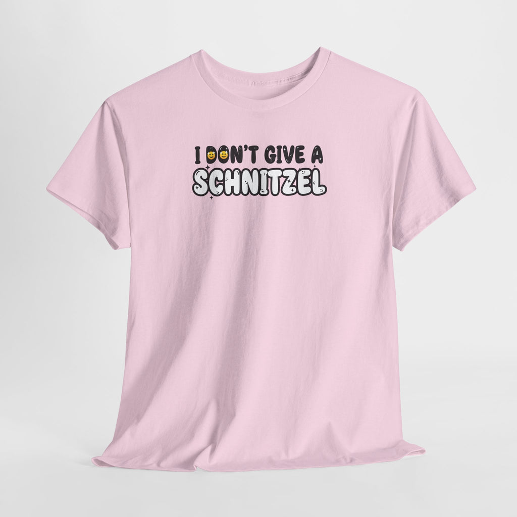I Don't Give a Schnitzel T-Shirt | Funny Food Phrase Tee