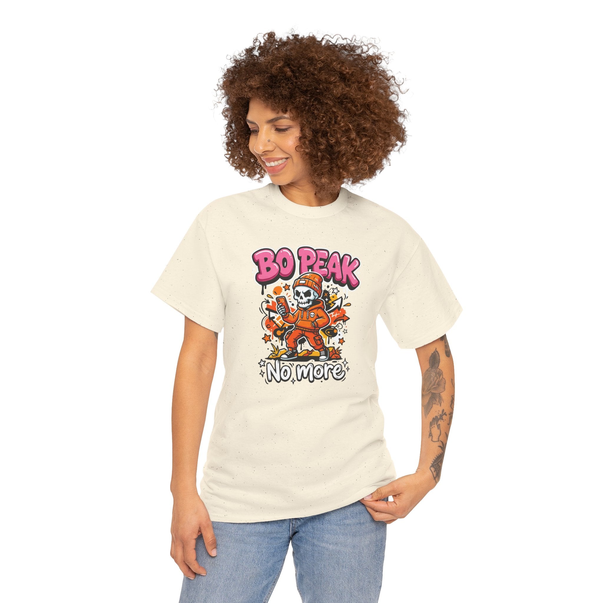 Bo Peak No More skeleton astronaut graphic tee | skull space illustration