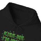 Kiss Me I'm Irish Hoodie | St. Patrick's Day Shamrock Typography