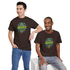 Neon Monster Face Hustle Tee | Graphic T-Shirt, Streetwear Drip