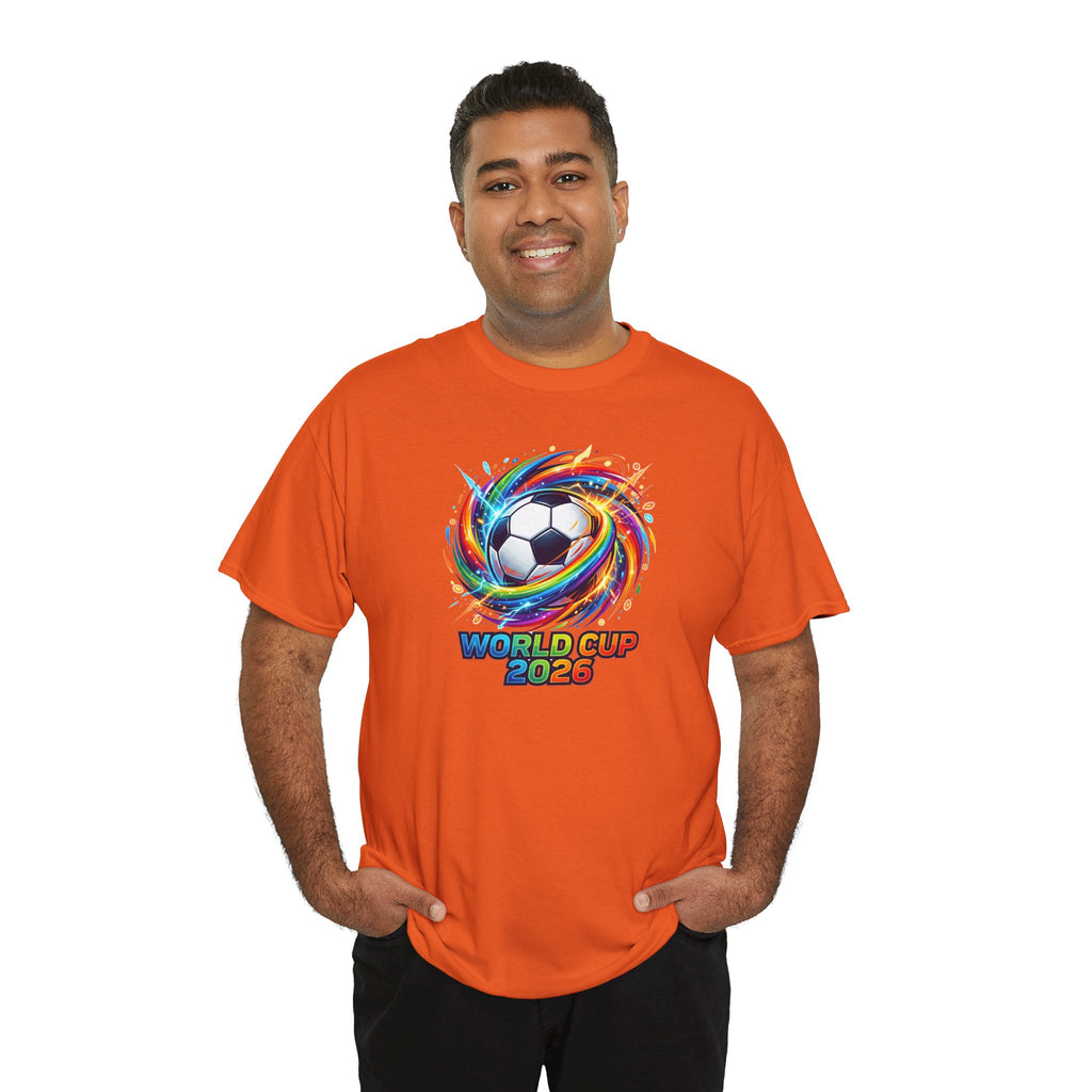 World Cup 2026 Soccer Ball Swirl T-Shirt | Football Tournament Tee