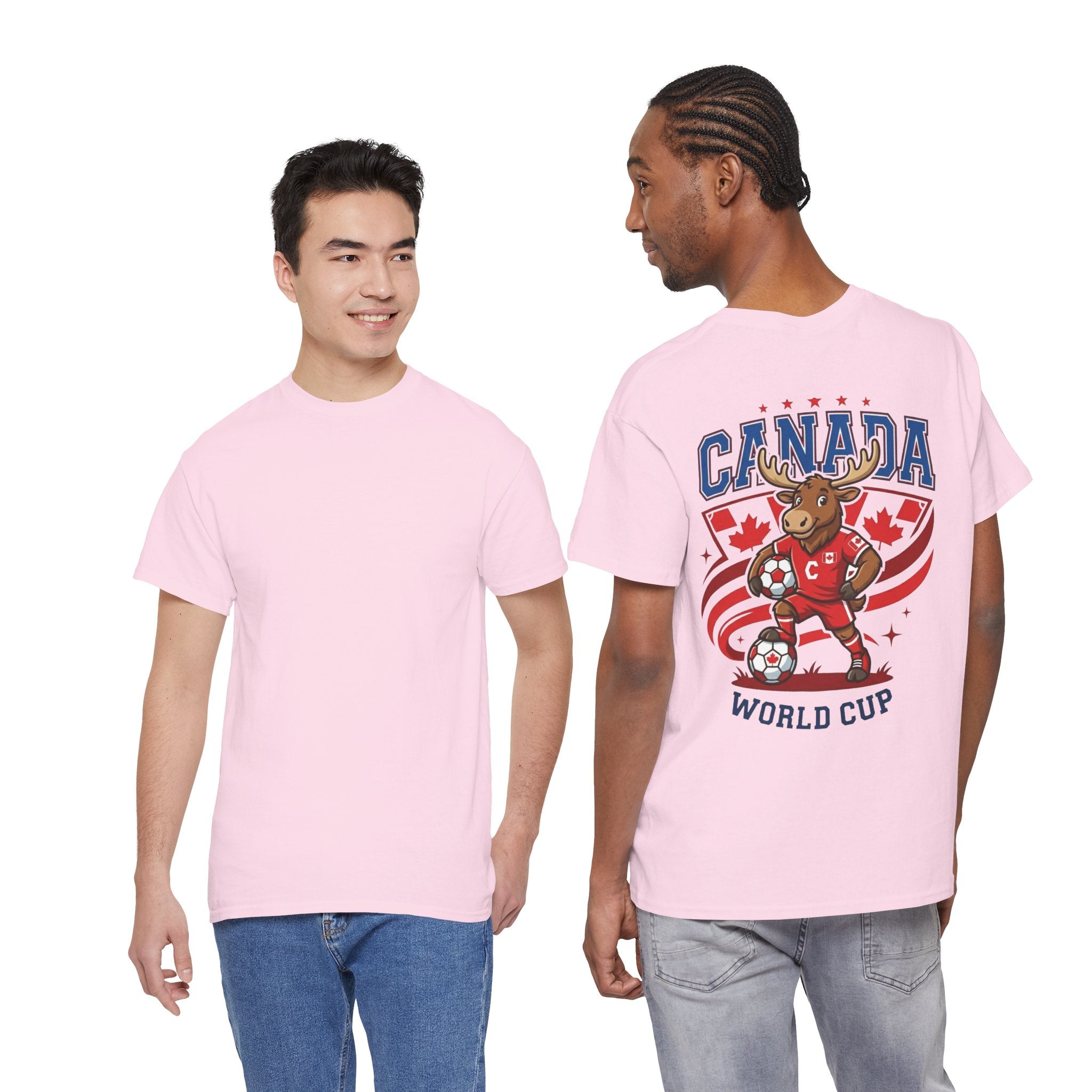 Canada Moose Soccer World Cup Tee | Canadian Flag Football Shirt