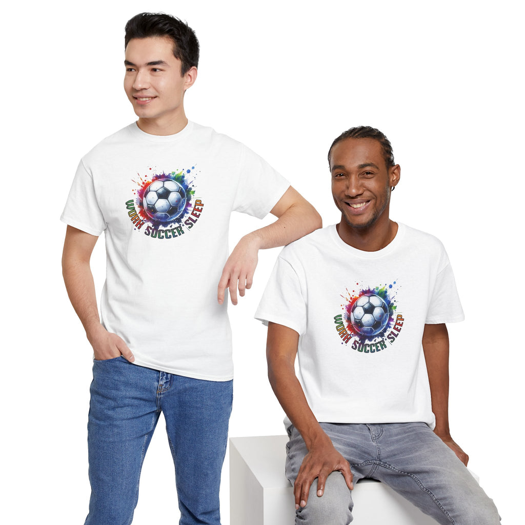 Live Love Soccer Sleep T-Shirt | FIFA World Cup Soccer Ball Graphic Tee