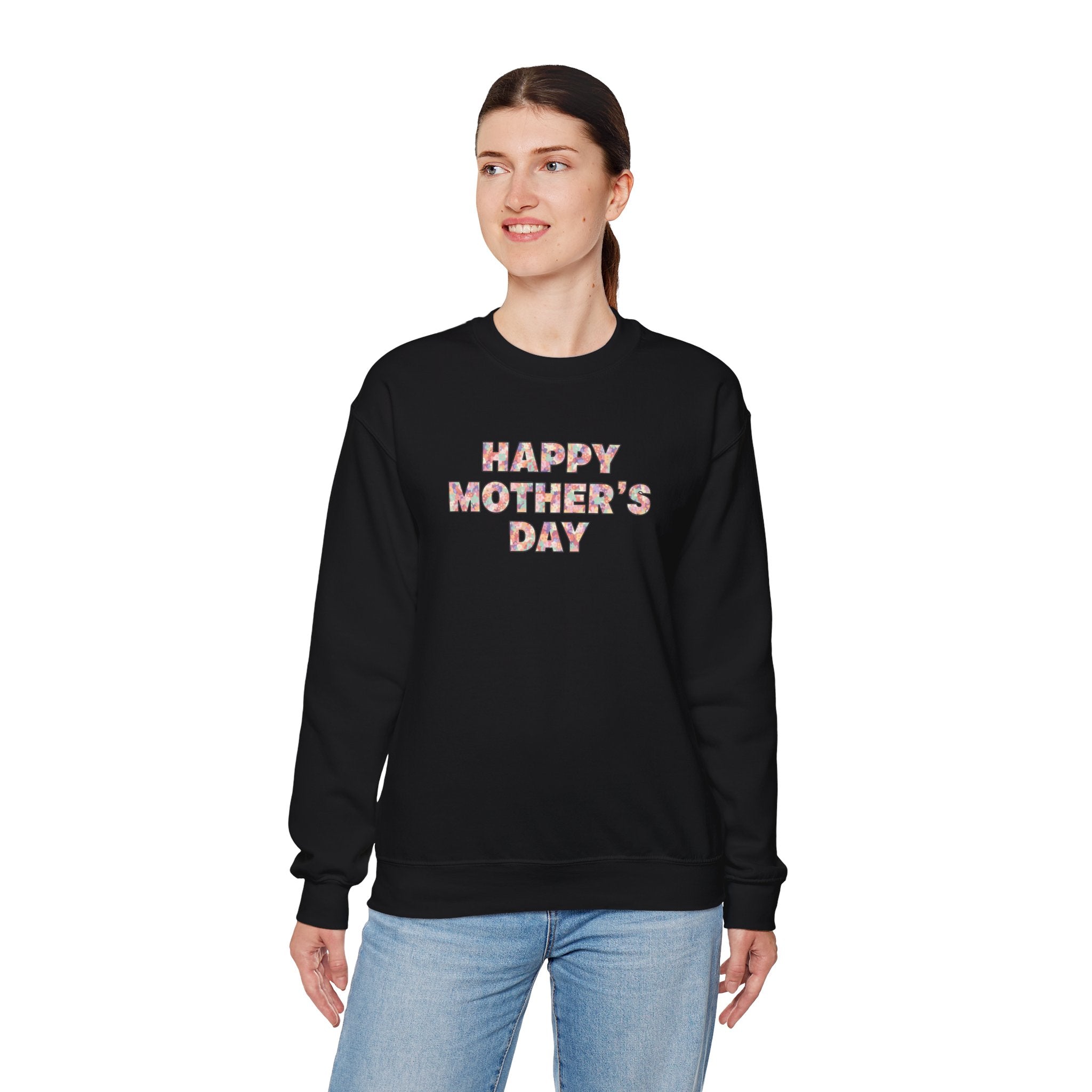 Floral 'Happy Mother's Day' Sweatshirt | Mother's Day Crewneck