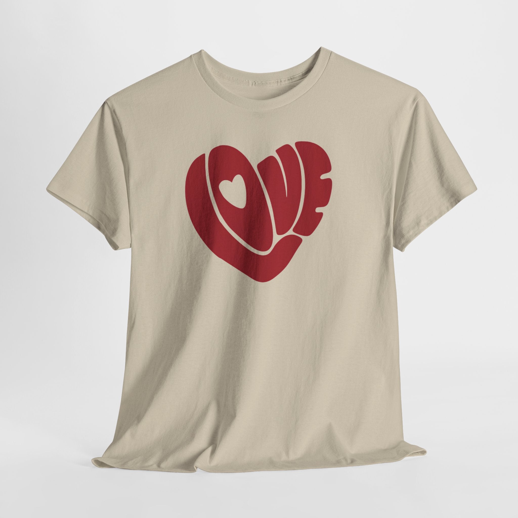 Valentine's Day Retro Love Heart Graphic T-Shirt