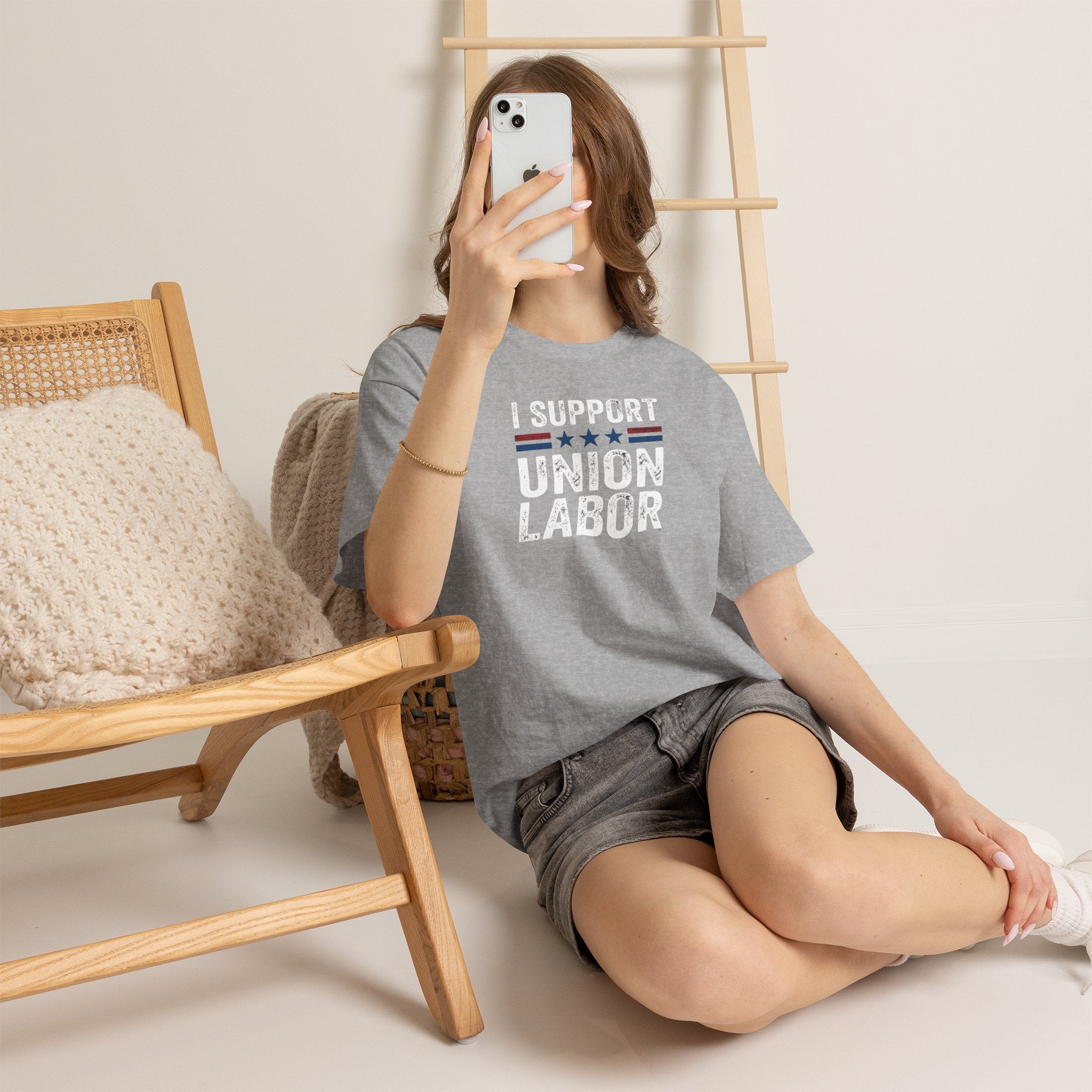 I Support Union Labor T-Shirt | Labor Movement Tee, Worker Pride