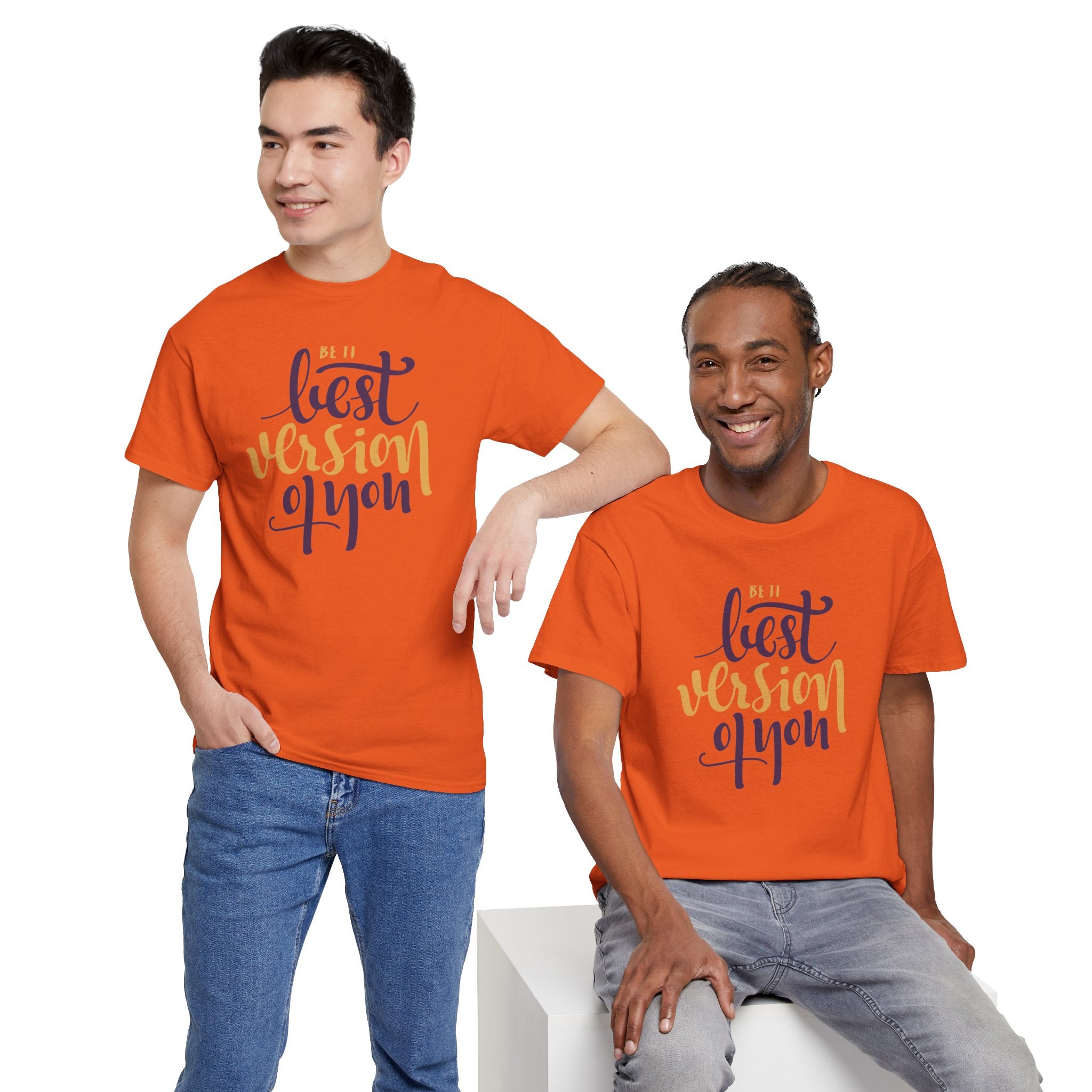 Be the Best Version of You T-Shirt | Inspirational Script Typography